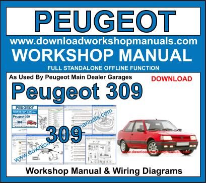 Peugeot 309 workshop service repair manual